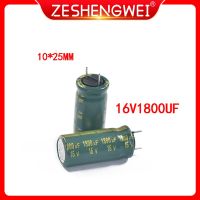 【YF】☋  10Pcs Electrolytic Capacitor 16V1800UF 16V 1800UF 10X20 mm Frequency Low Aluminum Capacitors