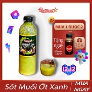 Nước chấm muối ớt XANH Rodstarz, tương chấm thịt nướng, hải sản