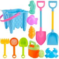 Baby Children Beach Digging Tool Castle Sandbox Bucket Shovel Kids Summer Toys Accessories Games Set For Kids Girls Boys Bag