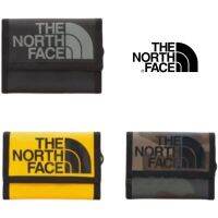 THENORTHFACEกระเป๋าสตางค์ Tri-Fold แบบสั้นกันน้ำสำหรับผู้ชายและผู้หญิง