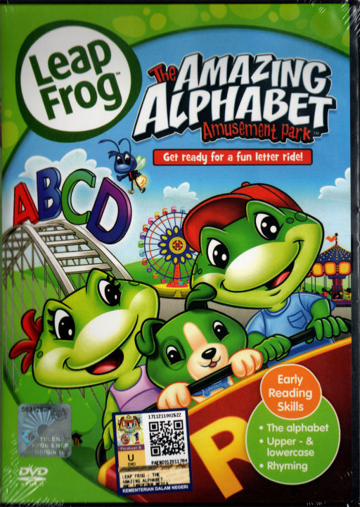 CHILDREN LEARNING ANIMATION DVD LEAP FROG THE AMAZING ALPHABET ...