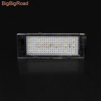 Bigbigroad สำหรับ Renault Lodgy / Dacia Lodgy 2012 ~ 2016 Fluence / Megane 2 Ii 3 Iii หลอดไฟ Led กรอบตัวเลขป้ายทะเบียนรถยนต์