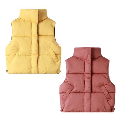 （Good baby store） Autumn Winter Fashion Boys Girls Vests Coat Baby Vests Down Jacket Casual Kids Vests Warm Girls Boys Jackets Children Clothing