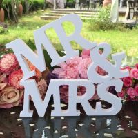 Wedding Decoration Letter Mr Mrs Wedding Sign Just Married Party Table Ornaments Photo Props Engagement Events Party Supplies