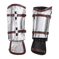 Cosplay Props PU Leather Bracer Viking Costume Adjustable Belt Buckle Arm Armor Cuff Steampunk Medieval Gauntlet Wristband