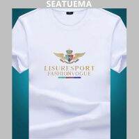 SEATUEMA เสื้อยืดแบรนด์แฟชั่นแขนสั้นสำหรับผู้ชาย 2023 เสื้อยืดฤดูร้อนใหม่สำหรับผู้ชาย Ins Trend Casual Multifunction Top