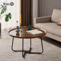 YEYAโต๊ะข้างสแน็ค Coffee Table โต๊ะข้างโซฟา โต๊ะข้างเตียง โต๊ะกาแฟ โต๊ะรับแขก โต๊ะอเนกประสงค์ โต๊ะแล็ปท็อป โต๊ะข้างโซฟาโต๊ะข้างเตียง เหมาะสำหรับห้องนั่งเร่น โต๊ะข้าง โต๊ะหัวเตียง สไตล์ Modern Luxury เรียบหรูดูแพงโต๊ะโซฟา เฟอร์นิเจอร์ห้องนั่งเล่น