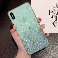 เคสโทรศัพท์กากเพชรเจลลี่ไล่ระดับสีสำหรับ Samsung Galaxy S23 S22 S8พิเศษ FE S9 S10 S20 Note 10บวก NOTE20U ฝาครอบอีพ็อกซี่เคสมือถือ