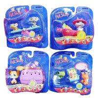 (Popular toys)  Hasbro Littlest Pet Shop Bobbling Heads ตุ๊กตาสัตว์เลี้ยง Animal House Action Figure ของเล่นเด็ก Chrostmas ของขวัญ