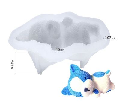 5Dprinted Silicone Fox บล็อคซิลิโคนสุนัขจิ้งจอก 5มิติ พิมพ์ซิลีโคน แม่พิมพ์ทำวุ้น พิมพ์วุ้น  พิมพ์ขนมเค้ก พิมพ์ซิลิโคน พิมพิ์น้ำแข็ง พิมพ์วุ้น