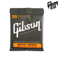 [Gibson] สายกีตาร์ไฟฟ้า Gibson เบอร์ 9 ของแท้ USA Brite Wires