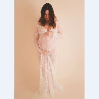 20212017 Maternity photography props maxi Pregnancy Clothes Lace Maternity Dress Fancy shooting photo summer pregnant dress S-4XL