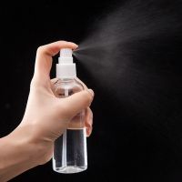 30/50/100 Ml Botol Isi Ulang Portabel Kosong Transparan Semprotan Perjalanan Botol Plastik Atomizer Mini Desain Mengeluarkan Cairan