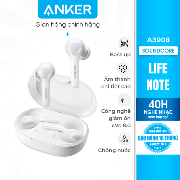 Tai nghe bluetooth TWS SoundCore Life Note (by Anker) – A3908
