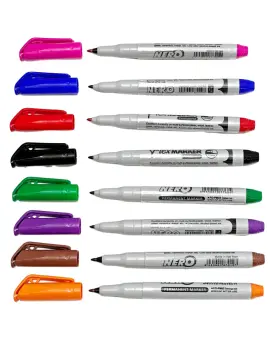 COD】Original Waterproof Marker Pen Steel Metal Color White Marker Paint  Pens Permanent Paint Markers for Rock Wood Metal Plastic Glass Canvas  Ceramic