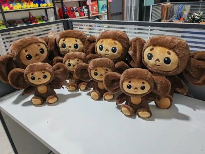 （HOT) ข้ามพรมแดนรัสเซีย cheburashka Chebu ตุ๊กตาลิงหูใหญ่ตุ๊กตาตุ๊กตาตุ๊กตาลิงน้อย