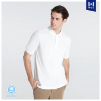 เสื้อโปโลชาย MOS คอปก เนื้อผ้า COTTON SPANDEX แขนสั้น 4 สี CLASSIC (ขาว,ดำ,กรม,น้ำเงิน) รุ่น MDB-0114 นุ่มนิ่ม ใส่สบาย ไม่ร้อน