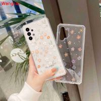 ❡ Samsung Galaxy S21 S21 S20 S20 S10 S10 Plus Ultra FE 5G S10 Lite 2020 Note 20 Ultra 10 10 Plus Lite 9 8 Phone Case Flower Flowers Floral Clear Transparent Fresh Simple Cute Orange Soft TPU Casing Cases Case Cover