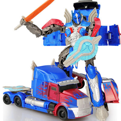 New 20CM Anime Transformation Movie Toys Boy Cool Plastic ABS Robot Car Action Figures Tank Aircraft Model Older Children Gift
