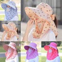 Hat Shawl Picking Face Neck Omnibearing UV Protection Breathable Mesh