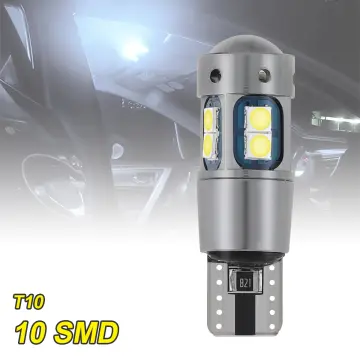 1Pcs W5W T10 LED Canbus Error Free 3030 10SMD Auto 5W5 LED Bulb