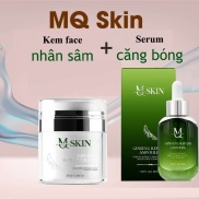 Mỹ phẩm Mqskin bộ sản phẩm kem face + serum căng bóng MQ SKIN chính hãng