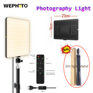 Wephoto quà Tặng Miễn Phí đèn Chụp Ảnh Đèn Chiếu Sáng Video LED 16X23 Đèn Chụp Ảnh Dạng Bảng Phích Cắm EU 2700K thumbnail