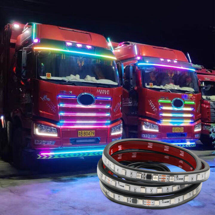 🔆KALADA 24V LED Light for Truck Waterproof RGB Strobe Streamer Lamp