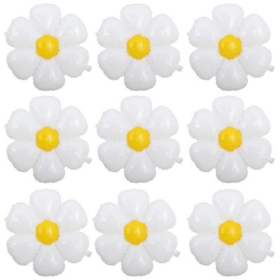 2/3/5Pcs White Daisy Flower Foil Balloon INS Hot Photo Props Theme Wedding Birthday Party Decor Baby Shower Helium Balloons Balloons