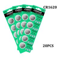 【HOT SALE】 【Booming】 20PCS CR1620 CR 1620 3V แบตเตอรี่ลิเธียมเซลล์เหรียญ ECR1620 LM1620 DL1620 BR1620 KCR1620 5009LC สำหรับของเล่นกุญแจรถ