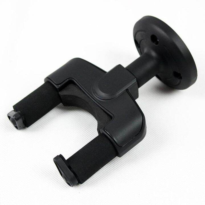 1pc-wall-mount-guitar-hanger-hook-non-slip-holder-electric-acoustic-guitar-black-plastic-bracket-instrument-accessories