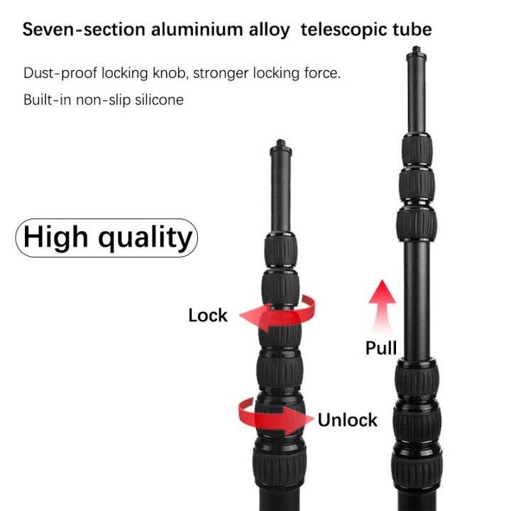 3m-ไม้เซลฟี่อะลูมินัมอัลลอยยาว5ม-แท่งยาวถ่ายภาพแบบปรับได้สำหรับกล้อง-insta360-gopro-สำหรับ-iphone