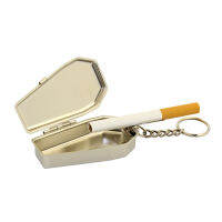 10 Pcs Ashtray Keychain Ash Tray With Lid Outdoor Use Pocket Key Chain For Travelling