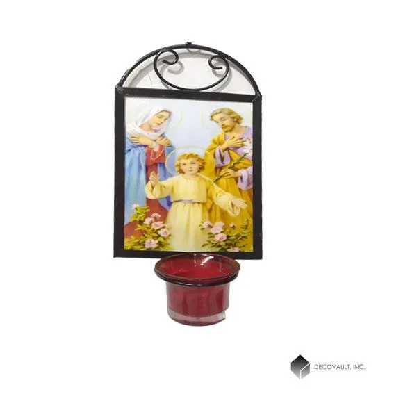 Religious Candle Holder Wall Frame Decor Lazada PH