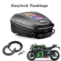 Motorcycle Tank Lock Bag For Kawasaki Ninja ZX-10R ZX-6R ZX-14R ZX10R ZX6R ZX14R Z1000R KLZ1000 KLE650 KLZ 1000 KLE 650 Versys