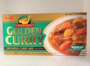 Hộp 220g X.LÁ VIÊN XỐT CÀ RI GOLDEN VỊ CAY VỪA Japan S&B Curry Sauce