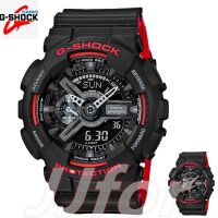 นาฬิกาข้อมือผู้ชายCASIOGSHOCKสายเรซิ่น รุ่น GA-110HR-1A(Red and black)