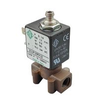 ODE 1/8" AC 230V 240V 2-position 3-way Micro Electric Solenoid Valve Coffee Machine Water Flow Control Valve for Low Temperature Valves