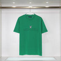 【100% Premium Cotton】Original 2023สีเขียวแขนสั้นเสื้อยืด3D LOGO Huruf พิมพ์ผู้ชายฤดูร้อนแฟชั่นวิทยาลัย Ins เสื้อแบบหลวมชายสวมใส่สบายๆและอเนกประสงค์แนวโน้ม Tees