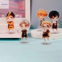 ของเล่นโมเดลฟิกเกอร์ของตกแต่งโต๊ะฟิกเกอร์อนิเมะ Haikyuu ของขวัญเด็กๆโมเดลโมเดลอะคริลิกกุญแจมือเซ็กซ์