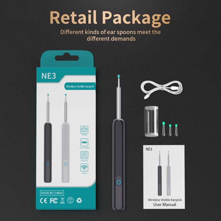 dropshipping-ear-cleaner-otoscope-ear-wax-removal-tool-with-camera-led-light-wireless-ear-endoscope-ear-cleaning-kit-for-iphone