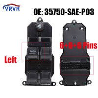 35750-SAE-P03 LHD พลังงานไฟฟ้าหน้าต่างโทสวิทช์สำหรับฮอนด้า CR-V CRV 2002-2006 35750SAEP03 35750-SAE-P01 35750-SAG-P01