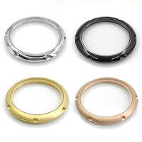 SKX007SRPD Mineral Glass Case Back With Gasket Rose Gold PolishedBrushed Screw Down Caseback Mod Parts For NH35 Cases
