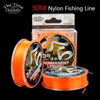 Asso Hera 50M Orange monofilament nylon fishing line Super Strong and durable Low extension carp fishing wire Japan Material