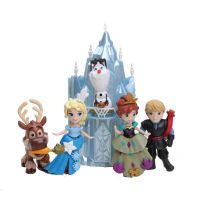 Frozen Aisa Anna Snow Castle Mini Princess Castle Royal Palaceของเล่นตกแต่ง