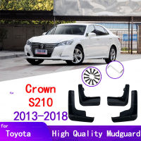 1ชุด Mudflaps สำหรับ Toyota Crown S210 2013 ~ 2018 Splash Guards Mud Flaps ด้านหน้าด้านหลัง Mudguards Fender