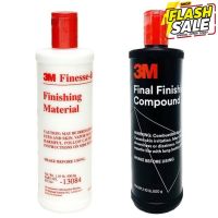 3M 13084 Finesse-it Material ฝาแดง น้ำยาขัดสีรถ ขัดเงา ด้วยขนแกะขั้นตอนเดียว ขนาด 500 กรัม,1 ขวด #ลบรอยขีดข่วน #น้ำยาลบรอยรถยนต์ #ครีมขัดสีรถ  #น้ำยาลบรอย  #ครีมลบรอย