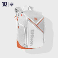 Wilson Tennis Package Method Network Backpack Backpack Handbag Large -capacity Multifunctional Modeling White Backpack Halloween Christmas