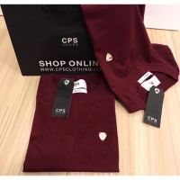 COD  ♣เสื้อยืดแขนสั้นงานป้ายCPS(ปักปิ๊ก)ทรงตรง ใส่สบาย ใส่ได้ชายและหญิงSize S M L XL✡