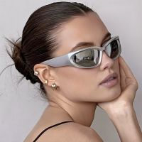 ❀﹊☂ New Y2K Sports Punk Sunglasses Women Designer Elliptic Goggle Men Luxury Brand Sun Glasses UV400 Colorful Mirror Fashion Eyewear